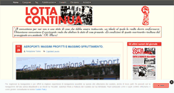 Desktop Screenshot of lotta-continua.it